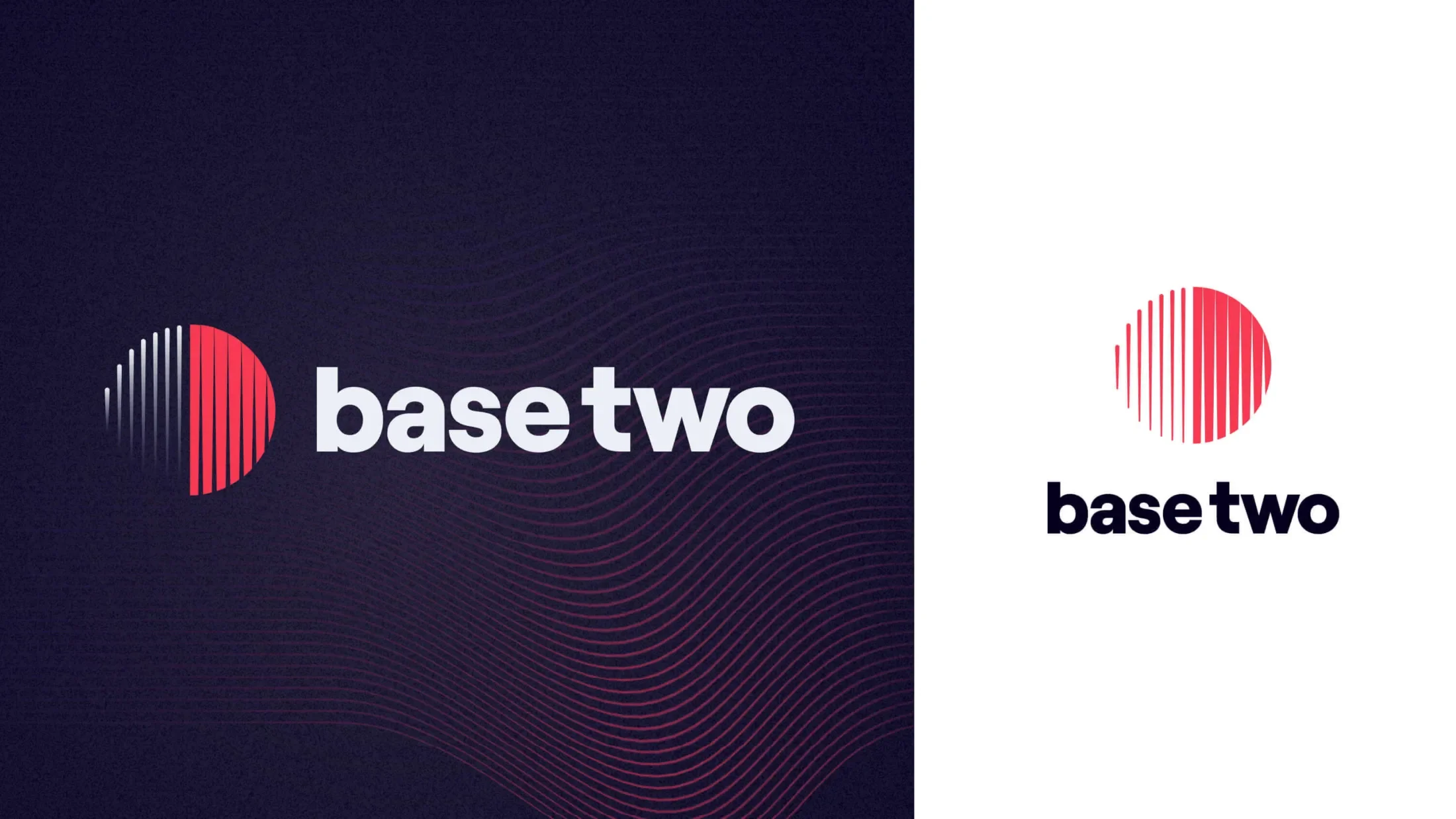 basetwo logo on dark and light